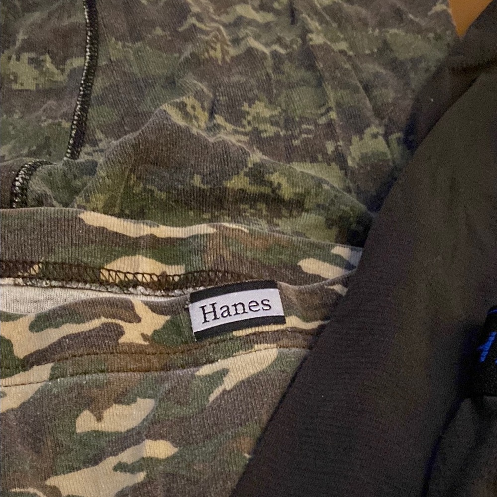 Hanes Black and Camouflage Lounge Set - Picture 2 of 5